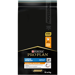 Сухой корм Pro Plan Large Robust для взрослых собак крупных пород, с курицей 18 кг